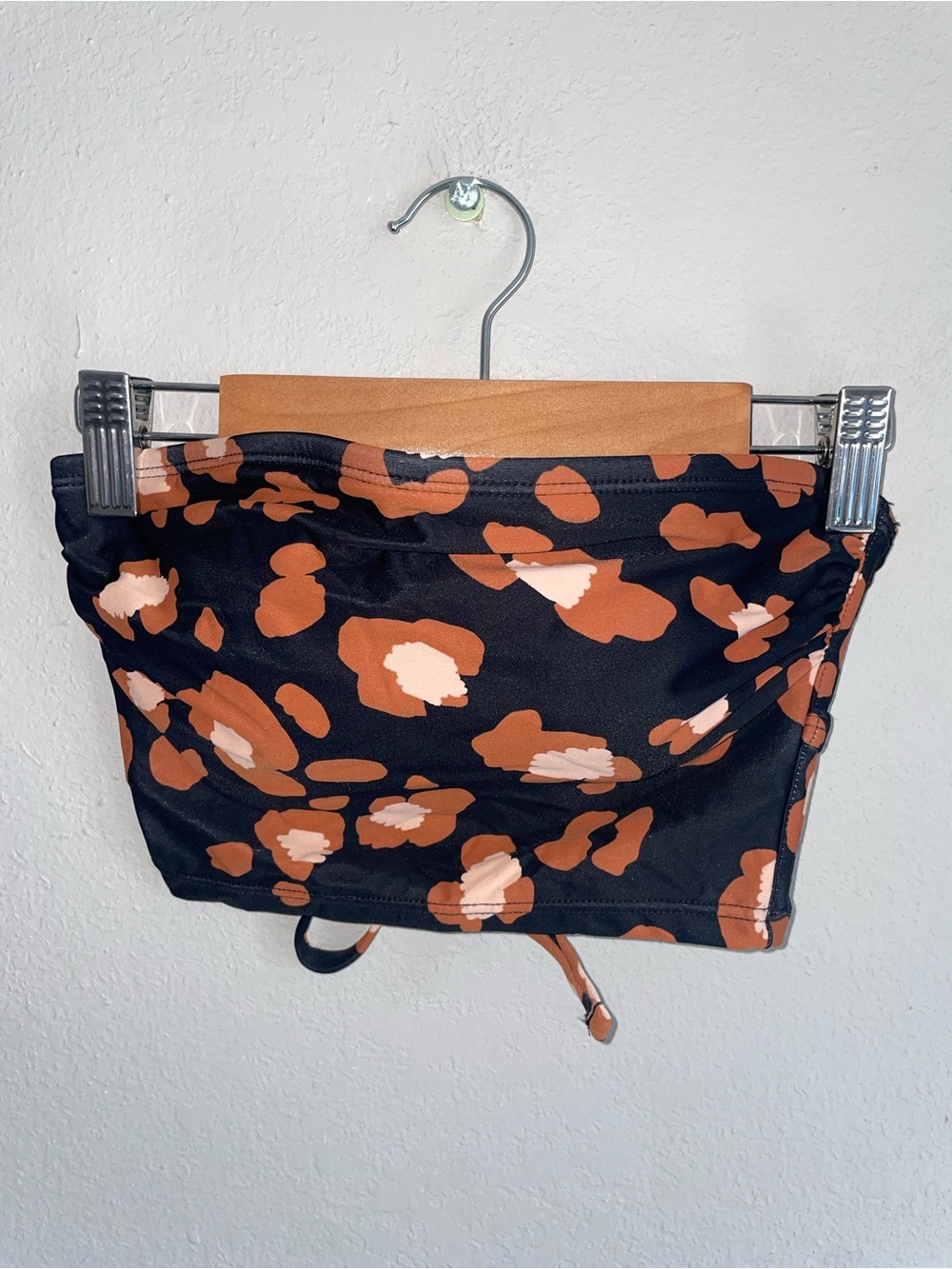 cheetah animal print Print bikini bathing suit top shade & shore Small